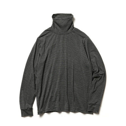 MR.OLIVE / SPANDEX WARM JERSEY BORDER / INNER TURTLE SHIRT ミスターオリーブ/スパンデックスワームジャージーボーダー/インナータートルシャツ